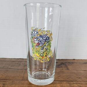 Don Ed Hardy Tall Drinking Bar Glass